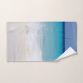 Rêve de plage de l'océan Caraïbes 6 (Serviette à main)