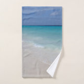 Rêve de plage de l'océan Caraïbes 8 (Serviette à main)