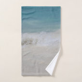 Rêve de plage de l'océan Caraïbes 9 (Serviette à main)
