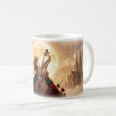 Rêve de violoncelle au clair de lune avec mug Rose (Devant droit)
