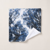 Rêve des Arbres Bleus de la Marine #1 #wall #art (Gant de toilette)