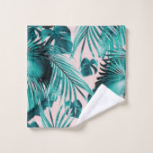 Rêve des Feuilles de la jungle tropicale #4 (Gant de toilette)