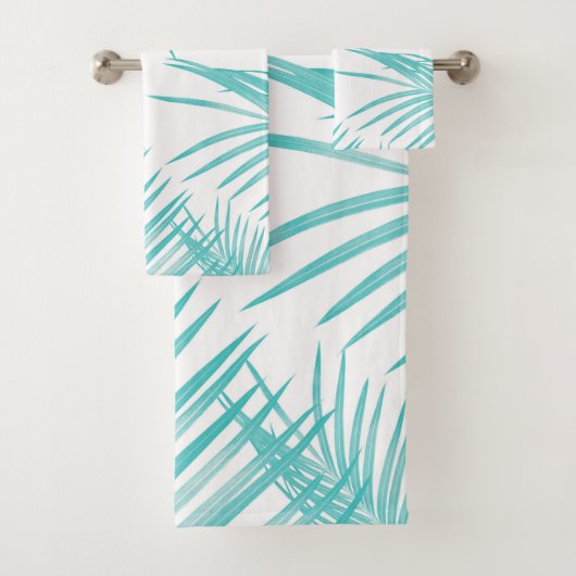 Rêve des Feuilles turquoise doux #1 #tropical #déc (En situation)
