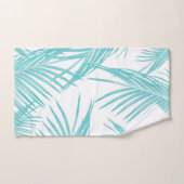 Rêve des Feuilles turquoise doux #1 #tropical #déc (Serviette à main)