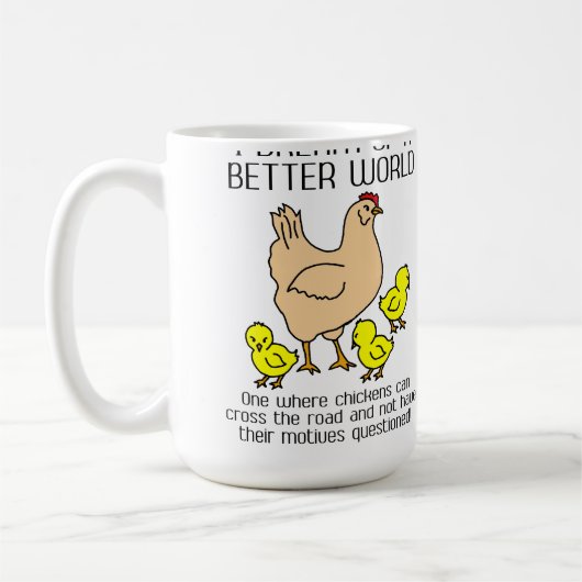 Rêve d'une tasse drôle de poulet du meilleur monde (Gauche)