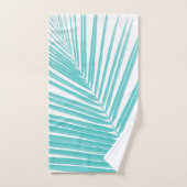 Rêve en feuille de palme turquoise molle #2 #tropi (Serviette à main)