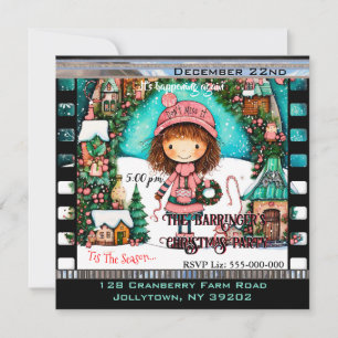 Rêve Enfantin Invitation Fantaisiste pour la Fête