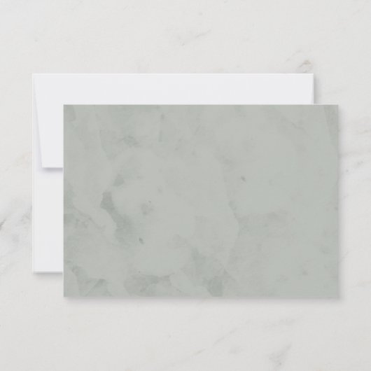 Rêve Foliage Rsvp avec options de menu (Dos)