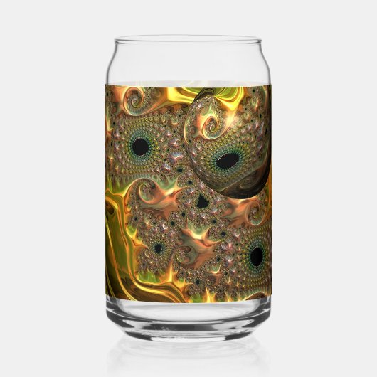 Rêve fractal d'or liquide (Recto)