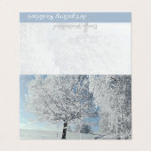 Rêve hivernal Pays d'hiver Neige Arbre (Outside Unfolded)