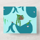 Rêve marin Invitations de bébé dessinées à la main (Verso)