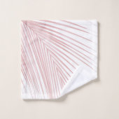 Rêve minimal de feuille de palme rose pâle #1 #tro (Gant de toilette)