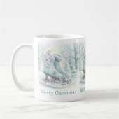 Rêve Noël Patins de glace Mug (Gauche)