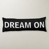 Rêve noir et blanc sur le coussin de corps (Dos)