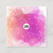 rêve pastel ciel splash carte de remerciements d'a (Dos)