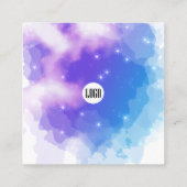 rêve pastel ciel splash carte de remerciements d'a (Dos)