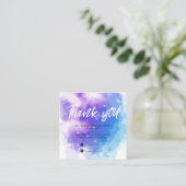 rêve pastel ciel splash carte de remerciements d'a (Debout devant)