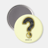 Reveal Party Save the Date Magnet (Recto/Verso)