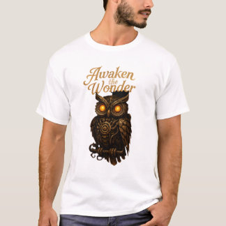 Réveil de l'émerveillement – T-Shirt d'art de hibo