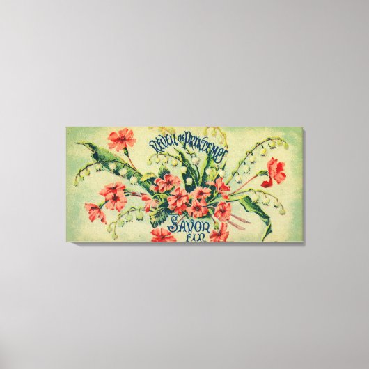 Reveil de Printemps Soap LabelParis, Frankrijk Canvas Afdruk (Voorkant)