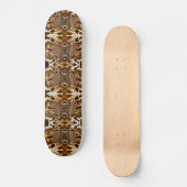 Réveil Fire Fractal Skateboard (Recto)
