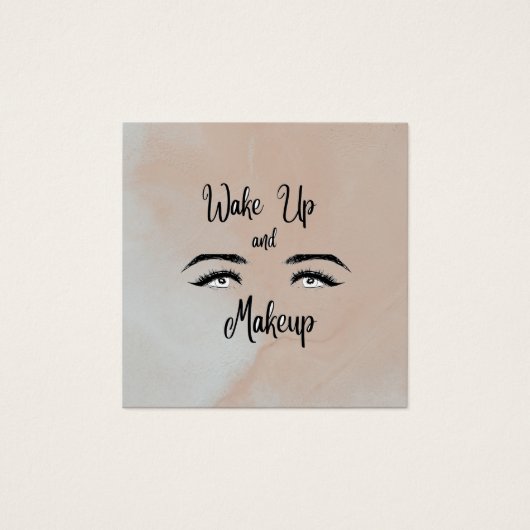 Réveil & maquillage (Devant)