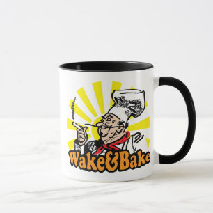 Réveillez et faites la tasse de café drôle