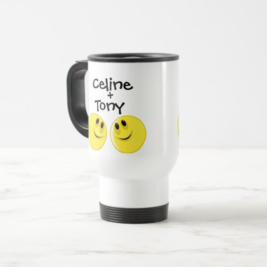 Réveillez-vous avec une Mug de sourire ... ; ) (Devant gauche)