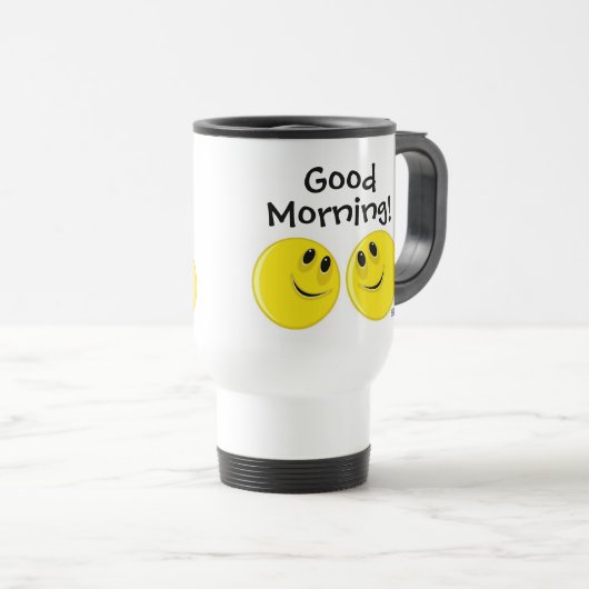 Réveillez-vous avec une Mug de sourire ... ; ) (Devant droit)