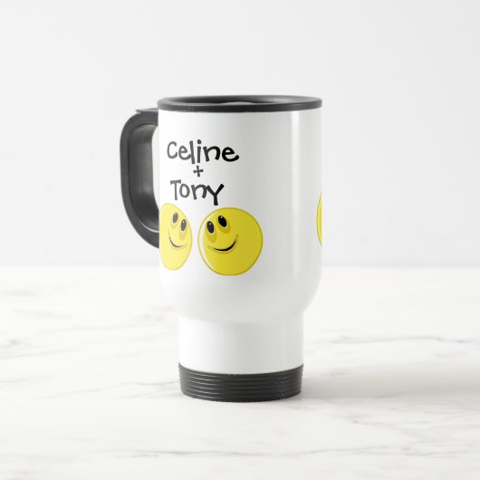 Réveillez-vous avec une Mug de sourire ... ; ) (Devant gauche)