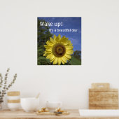 Réveillez-vous, c'est une belle affiche de jour. (Cuisine)