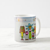 Réveillez-vous dans la tasse de style (Devant droit)