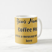 Réveillez-vous et sentez-vous le café Mug (Devant droit)