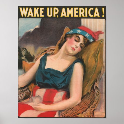 Réveillez-vous l'Amérique ! Affiche (Devant)