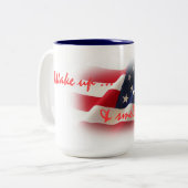 Réveillez-vous patriotique et sentez la Mug Boisso (Devant gauche)