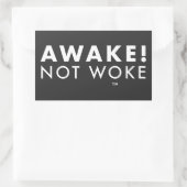 Réveillez-vous ! Sticker LOGO Not Woke™ (Sac)