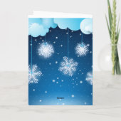 Réveillon de Noël, carte (Dos)