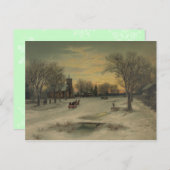 Réveillon de Noël - Carte postale #2 (Devant / Derrière)