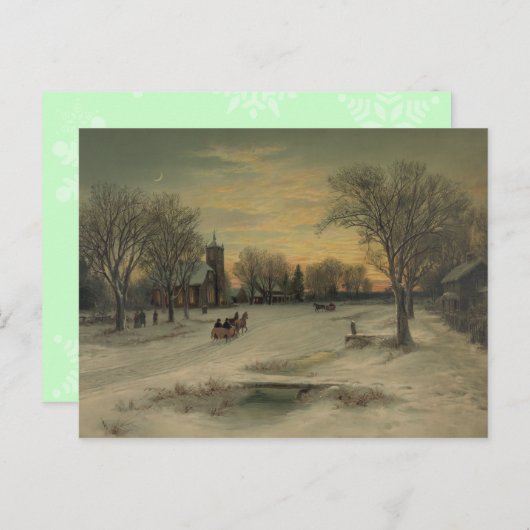 Réveillon de Noël - Carte postale #2 (Devant / Derrière)