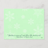 Réveillon de Noël - Carte postale #2 (Dos)