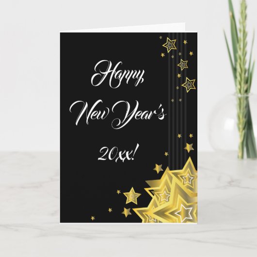 Réveillon du Nouvel An | Carte de vœux (Devant)