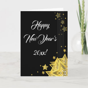 Réveillon du Nouvel An Carte de vœux