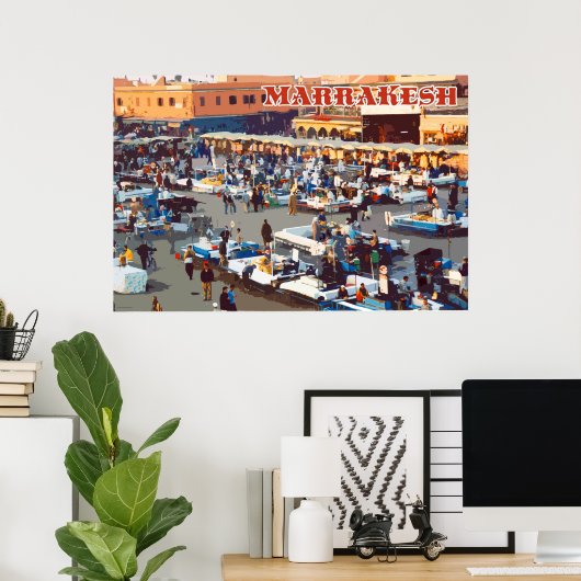 Revel Marrakesh Poster (Thuiskantoor)