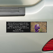 Revelatie 21:4 bumpersticker (Op auto)