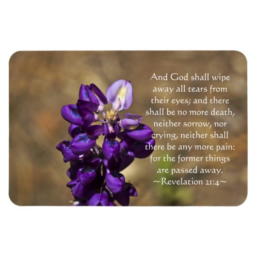 Revelatie 21:4 magneet (Horizontaal)