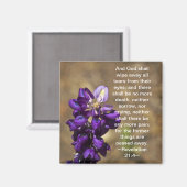 Revelatie 21:4 magneet (Voorkant / Achterkant)