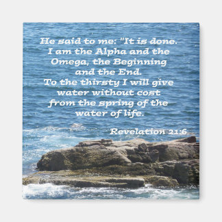Revelatie 21:6 magneet
