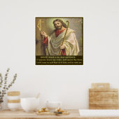 Revelaties 3:20 poster (Keuken)