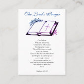 Révélation 21:4 - Carte de prière (plat) (Dos)