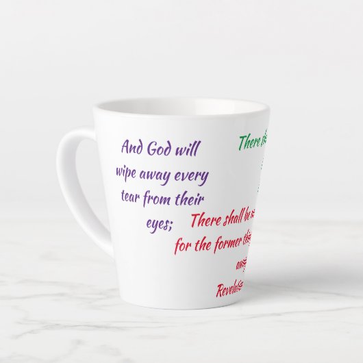 Révélation 21:4 mug (Angle gauche)